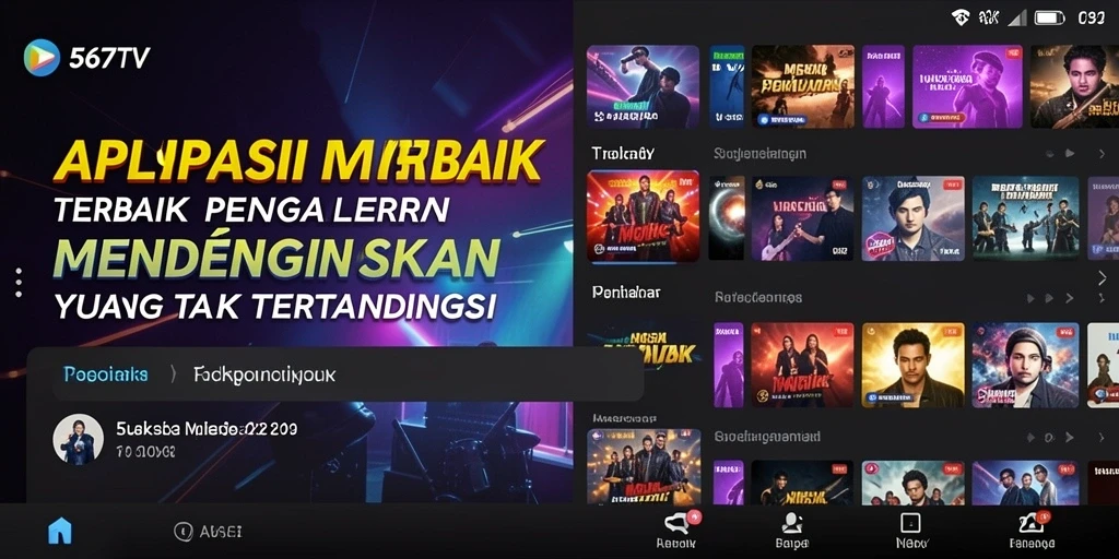 Tampilan gameplay 567TV dengan fitur musik yang interaktif.