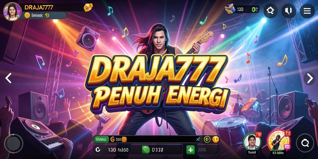 Tampilan gameplay DRAJA777 yang menarik dan penuh warna.