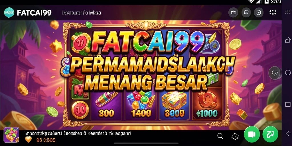 Screenshot gameplay menunjukkan keseruan bermain Slot di FATCAI99.