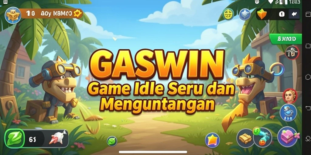 Tampilan screenshot permainan GASWIN menampilkan gameplay yang mengasyikkan dan interaktif.