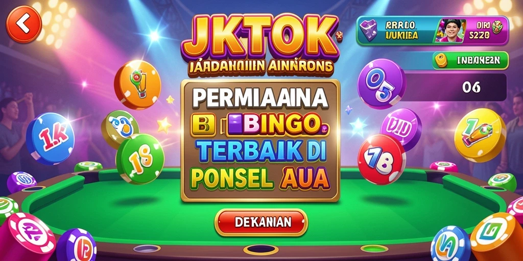 Tampilan gameplay seru JKTOK yang menyajikan keseruan Bingo.