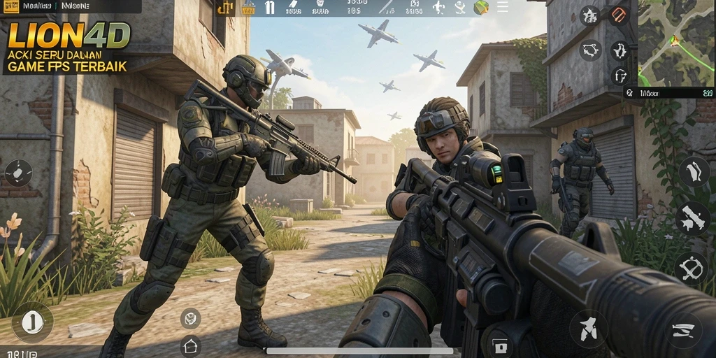 Gameplay seru LION4D dengan aksi tembak-menembak yang menegangkan.