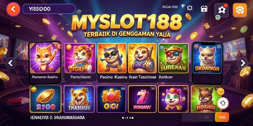Tampilan gameplay menarik dari MYSLOT188 yang memukau.