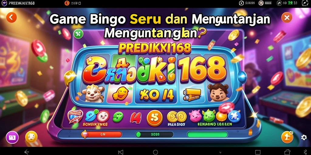 Screenshot gameplay PREDIKSI168 yang menampilkan keseruan bermain Bingo.