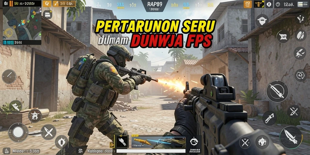 Gameplay menarik dari RAP89 dalam pertempuran FPS.