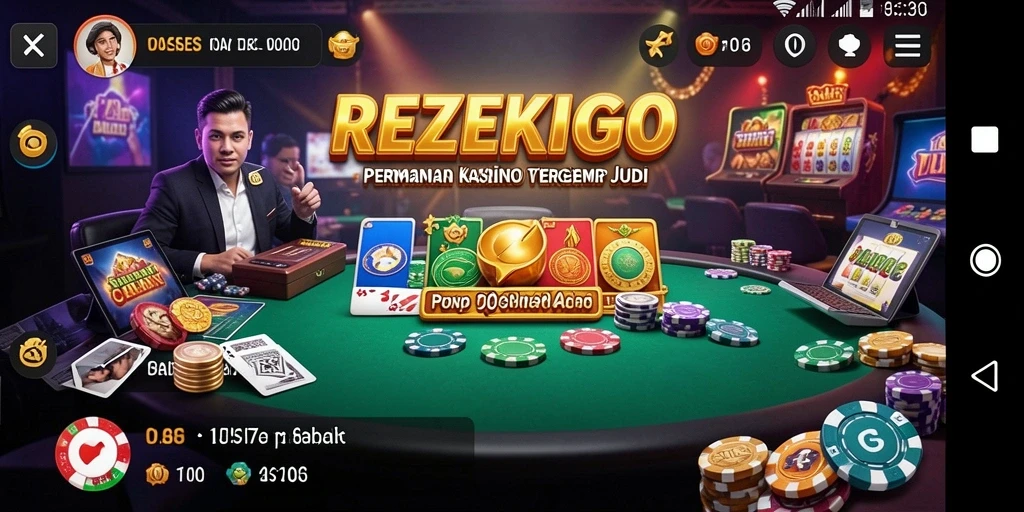Tampilan gameplay REZEKIGO yang menarik dan interaktif.