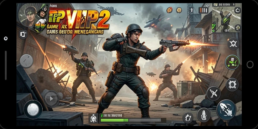 Gameplay RPVIP2 yang penuh aksi dan seru.