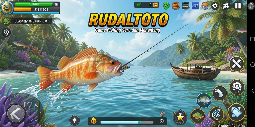 Gameplay menarik di RUDALTOTO dengan banyak lokasi memancing.