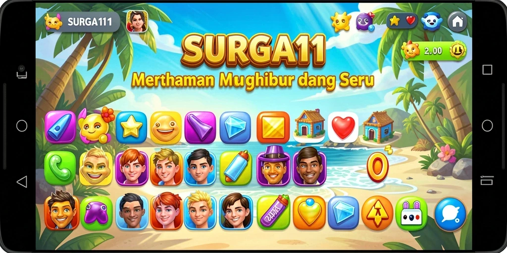 Gameplay seru dari SURGA11 dengan tantangan Match-3 yang menghibur.