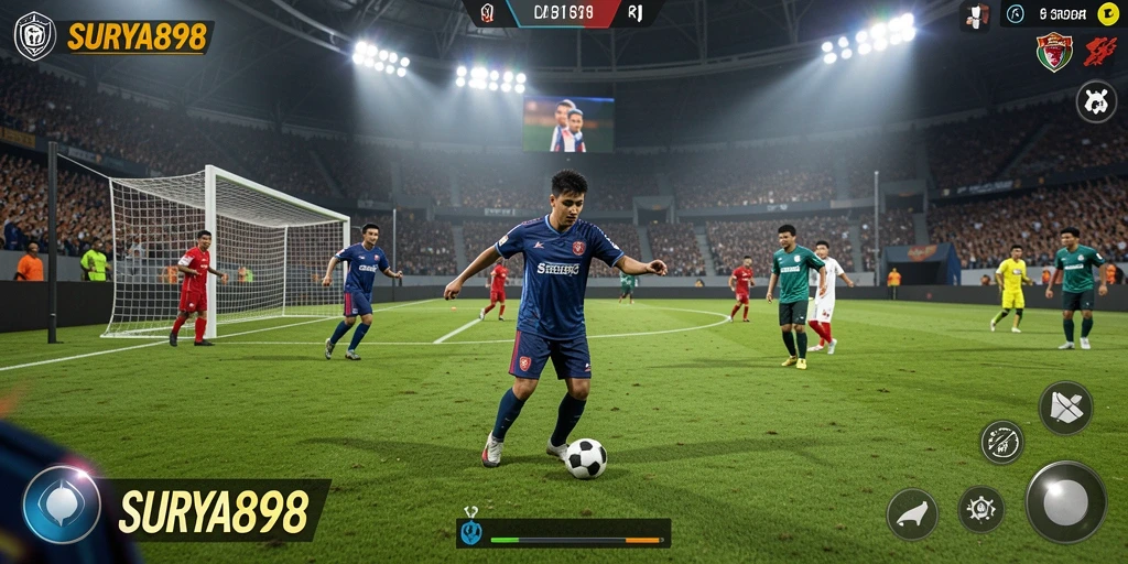 Tampilan gameplay menarik dari SURYA898 yang memukau.