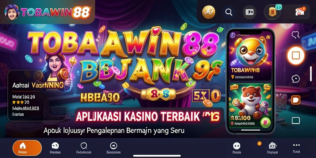 Tampilan gameplay seru dalam aplikasi TOBAWIN88.