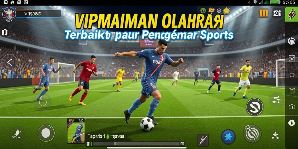 Screenshot utama dari VIP805 menampilkan gameplay kompetitif yang seru.