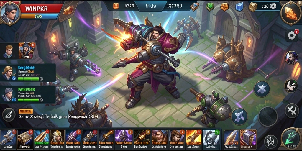 Tangkapan layar gameplay menarik dari WINPKR.